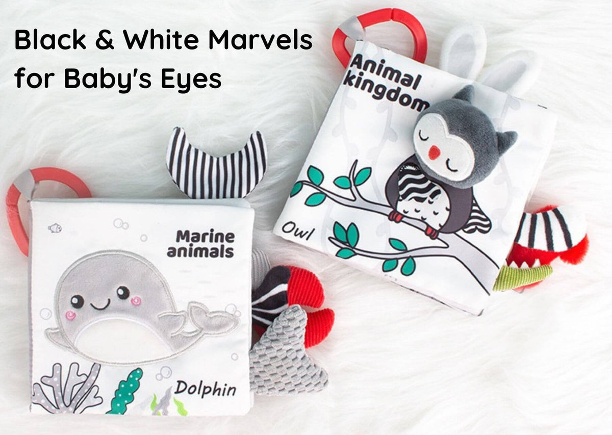 Animal Kingdom - Black&White Soft Tail Book For Babies