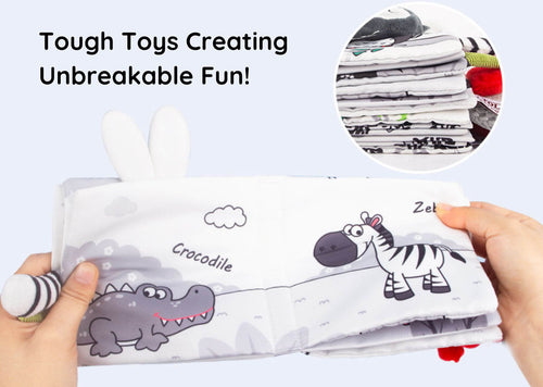 Animal Kingdom - Black&White Soft Tail Book For Babies