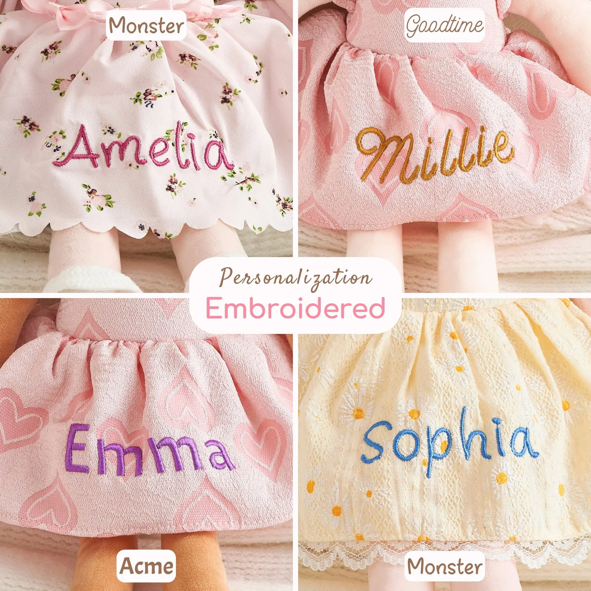 Personalized Bella Sweetheart - Embroidered