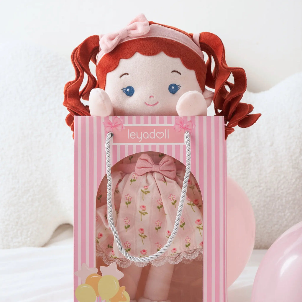 Leyadoll Soft Plush Personalized Leya Doll, My First Baby Doll