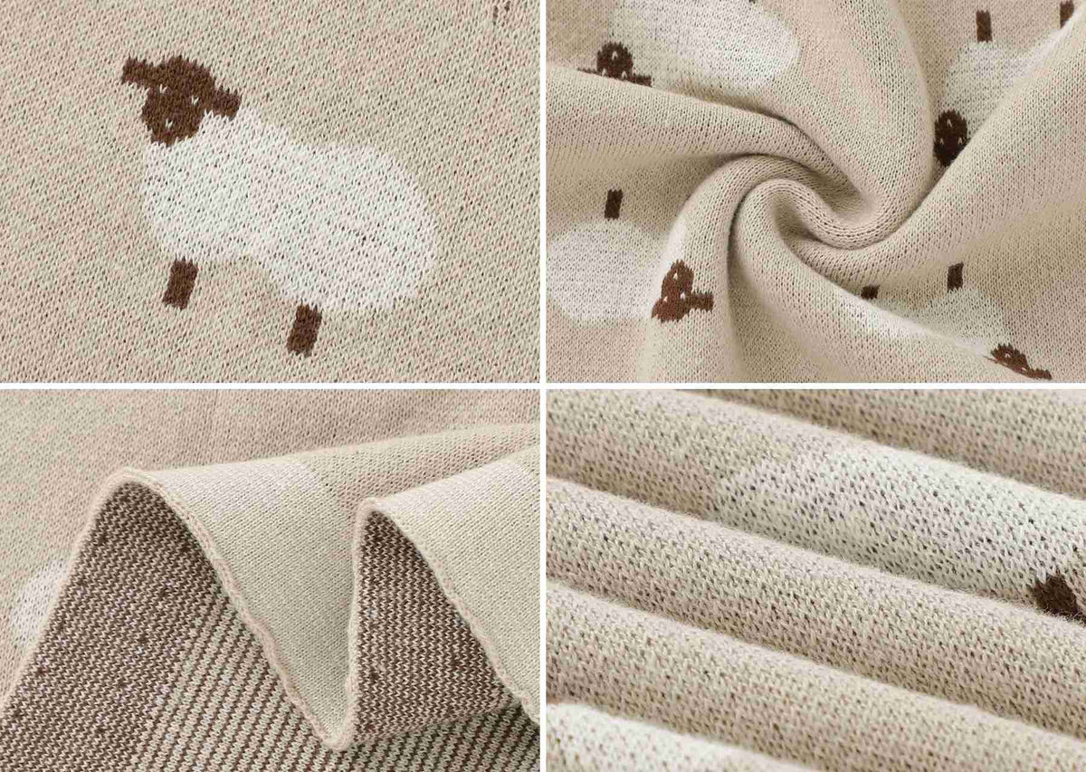 Personalized Baby Sheep Blanket