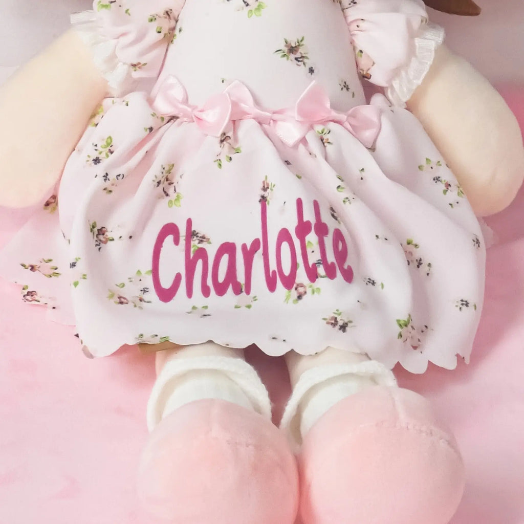 Leyadoll Soft Plush Personalized Leya Doll, My First Baby Doll