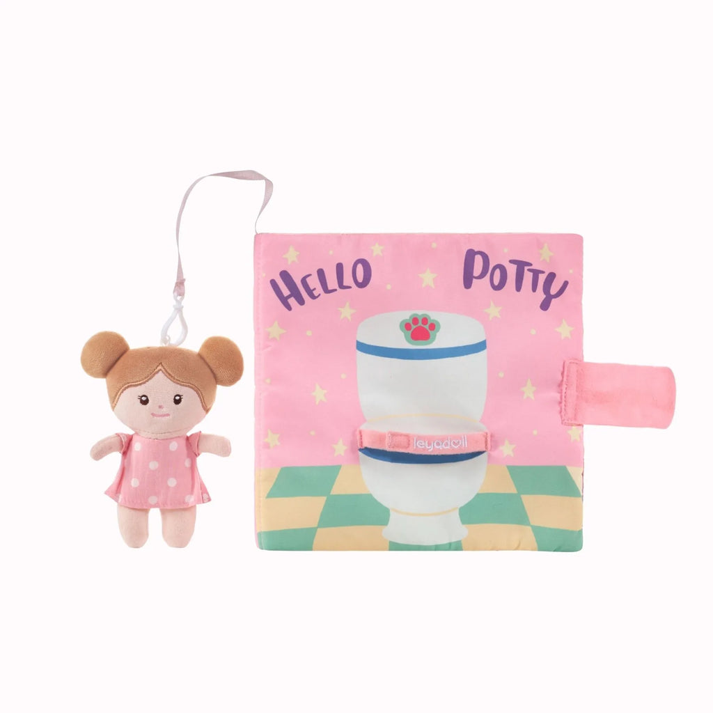 Hello Potty for Girls - Personalized Montessori Soft Book