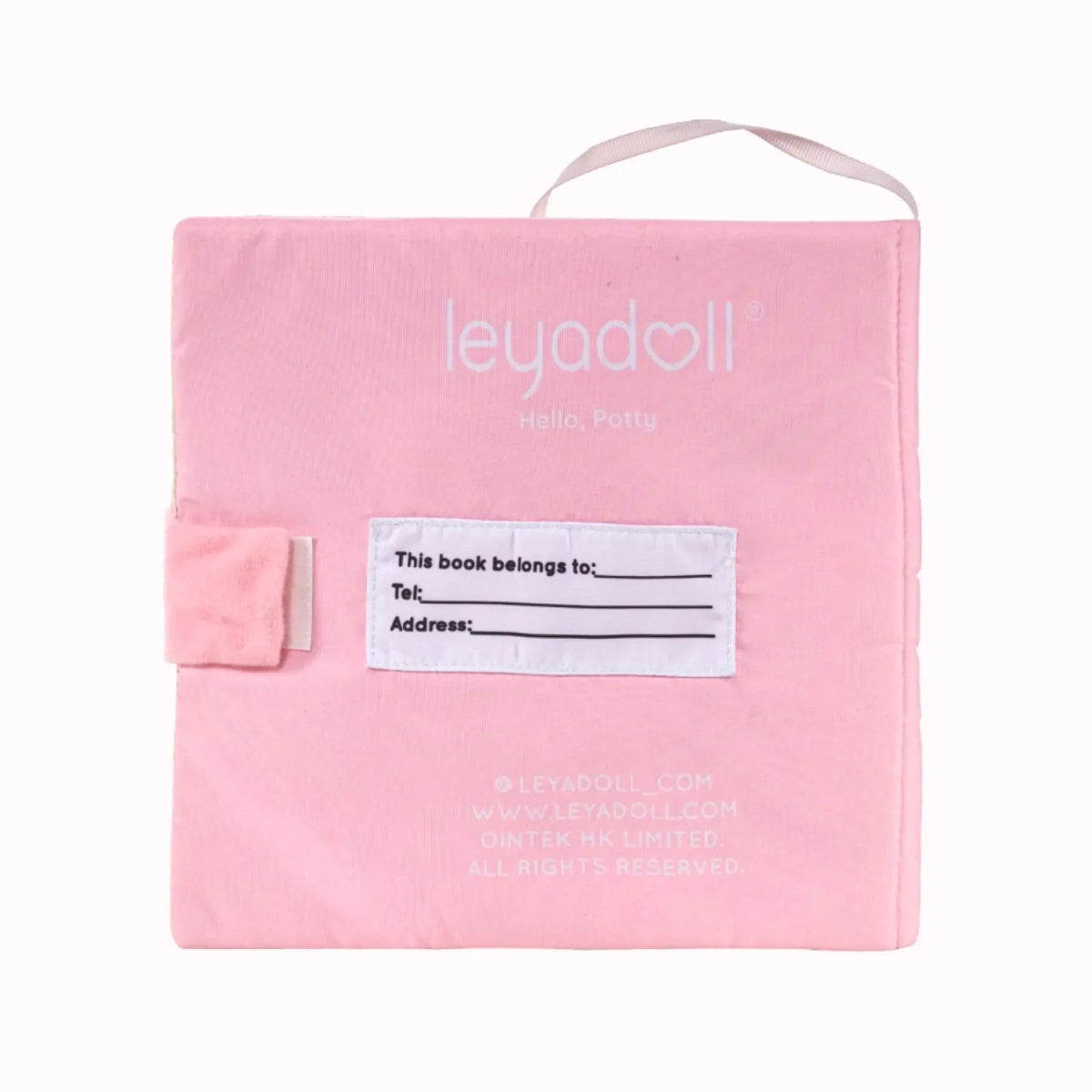 Hello Potty for Girls - Personalized Montessori Soft Book